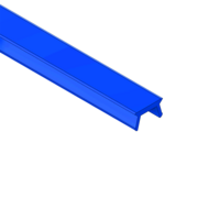 61-030-4 MODULAR SOLUTIONS PVC COVER PROFILE<br>SHALLOW, BLUE, 2M